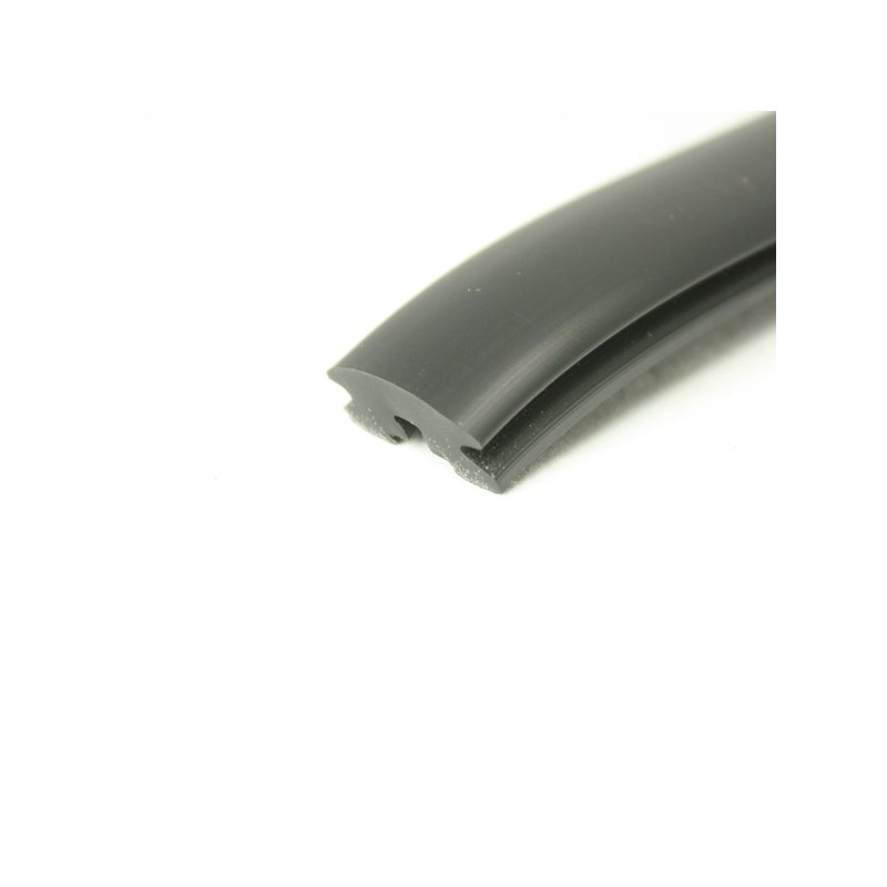 PVC 1022 noir - Insert souple pour liston ALI 68 / PVC 1472