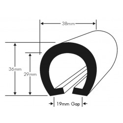 PVC 204 - Liston PVC - 19mm