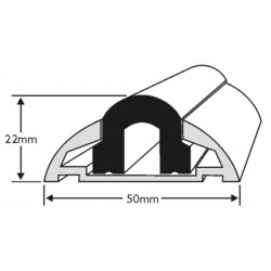 Insert PVC 1062 pour liston ALI 604 / ALI 605