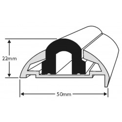 Liston aluminium ALI 605