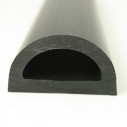 PVC 898 Liston PVC souple D noir