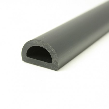 PVC 50 Liston PVC souple D noir PVC 50 Liston PVC souple D noir