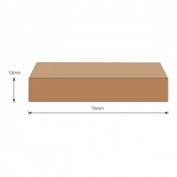 Profil rectangulaire FLEXITEEK 2G - 76 x 13mm