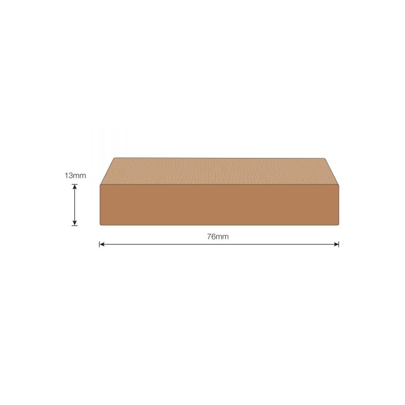 Profil rectangulaire FLEXITEEK 2G - 76 x 13mm