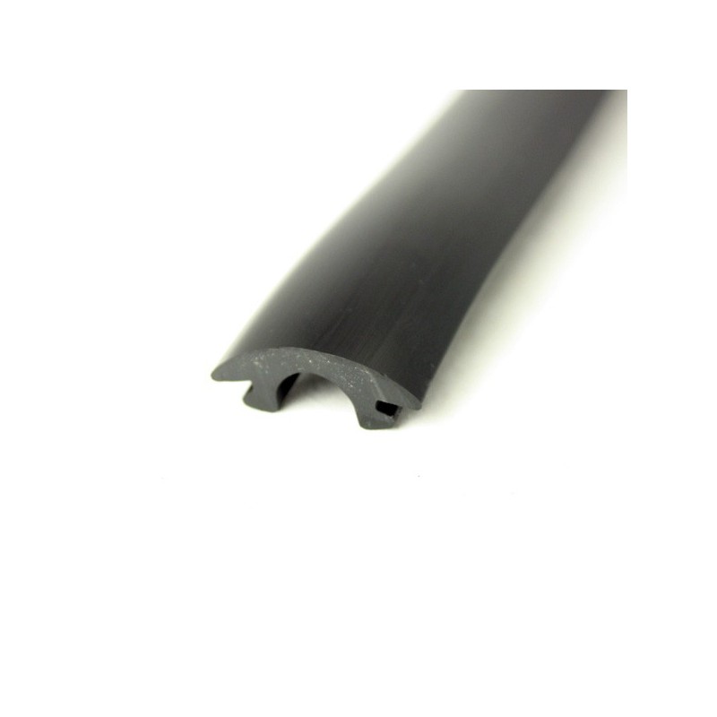 PVC 1418 noir - Insert souple pour liston PVC 1417