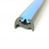 Insert souple pour liston PVC 370 bleu