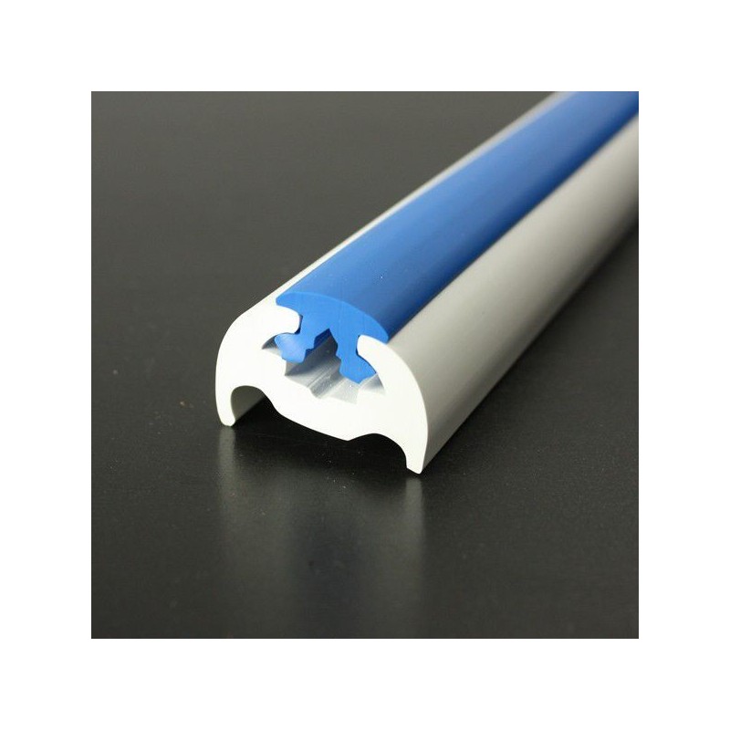 Insert souple pour liston PVC 370 bleu