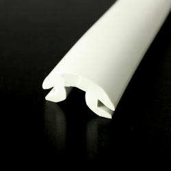 PVC 1614 blanc - Insert souple pour liston PVC 1613